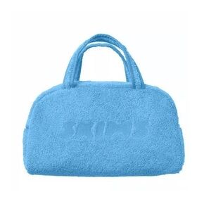 Skims Blue Terry Cloth Handbag
